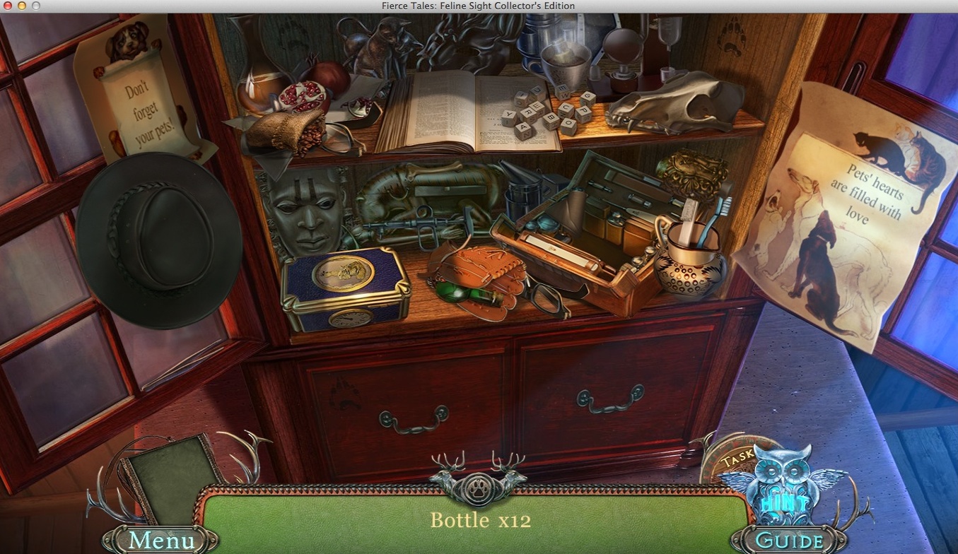 Fierce Tales: Feline Sight Collector's Edition 2.0 : Completing Hidden Object Mini-Game