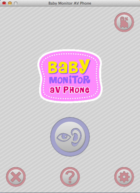 Baby Monitor AV 1.2 : Main Window