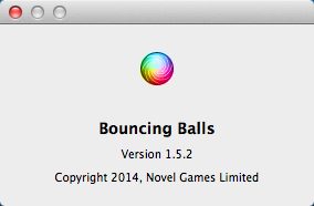Bouncing Balls 1.5 : Main Window