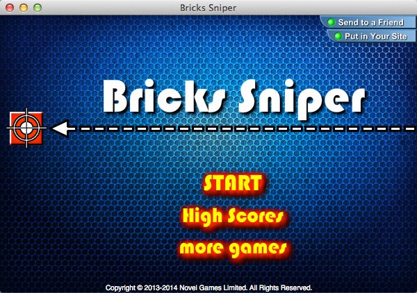 Bricks Sniper 1.0 : Main Window