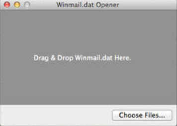 Winmail.dat Opener 1.0 : Main Window