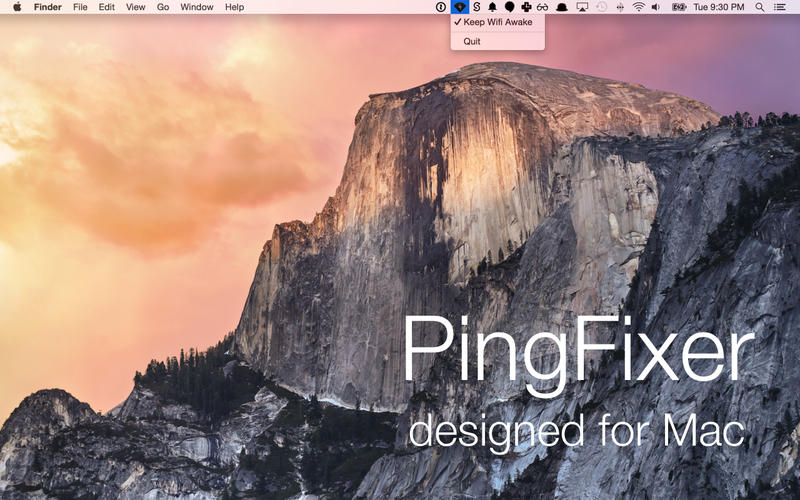 PingFixer 1.2 : Main Window