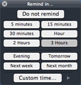 Configuring Reminder Settings