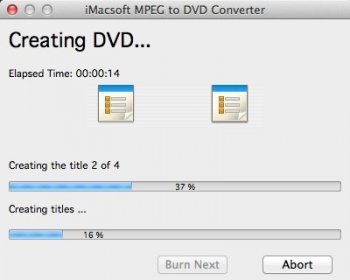 Creating DVD