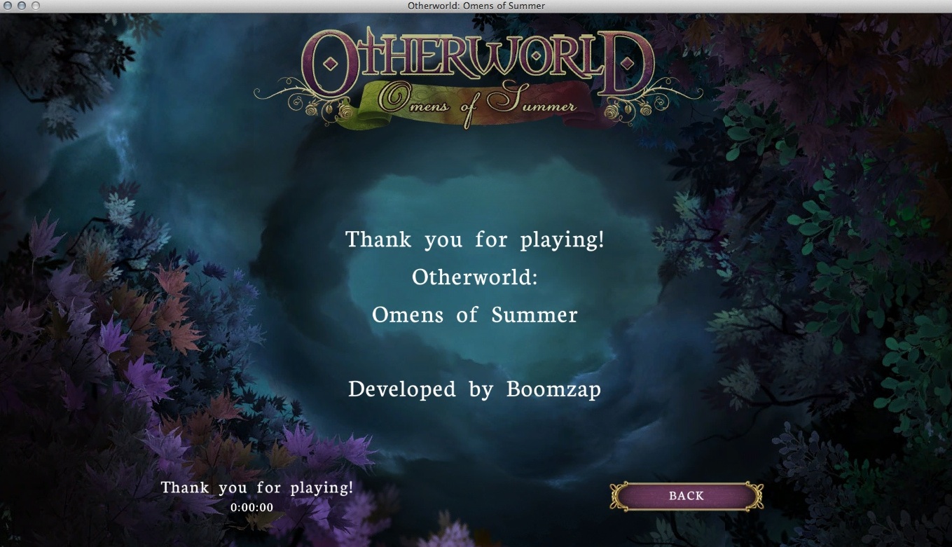 Otherworld: Omens of Summer 2.0 : Credits Window