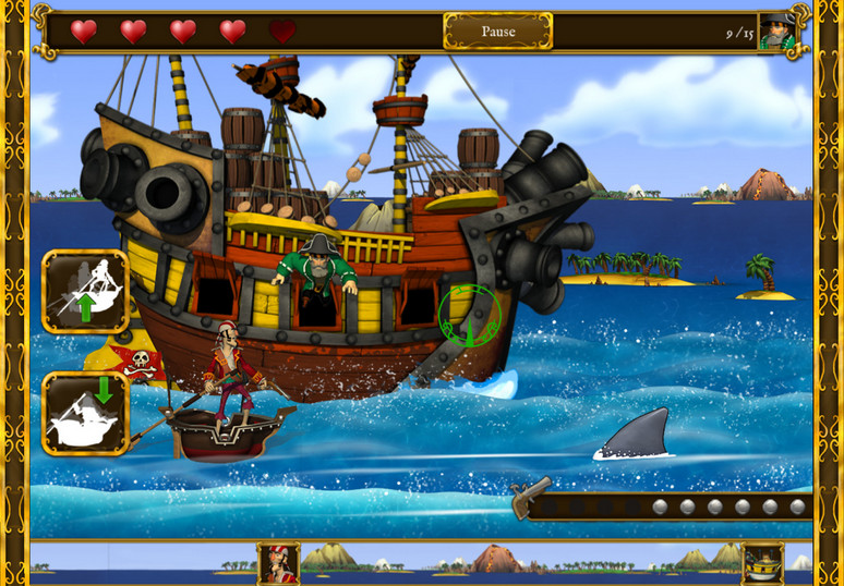 Pirates vs Corsairs: Davy Jones's Gold 1.0 : Gameplay Window