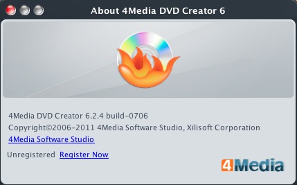 4Media DVD Creator 6.2 : About window