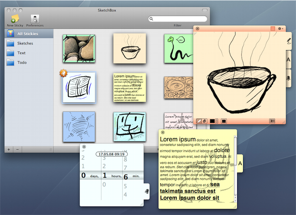 SketchBox 1.3 : Main window