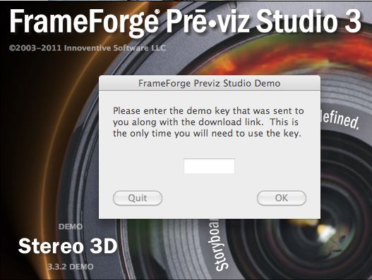 FrameForge Previz Studio 3 3.2 : Main window