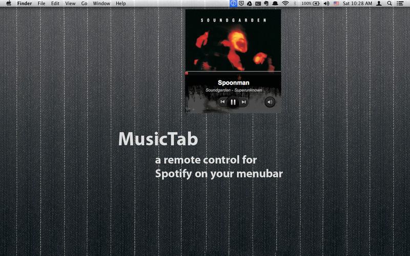 MusicTab 1.0 : Main Window