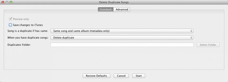 Configuring Duplicate Finder Settings