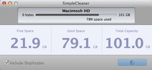 SimpleCleaner 1.5 : Scanning System