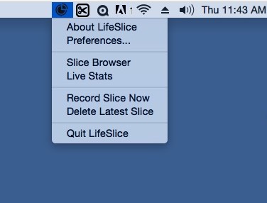 LifeSlice 2.3 : Main window