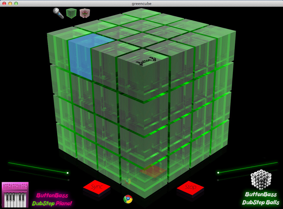 Green Cube 1.0 : Main Window