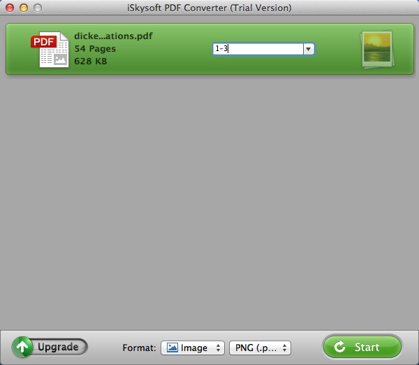 iSkysoft PDF Converter 3.5 : Main Window