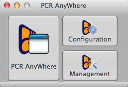 PCR AnyWhere 2.2 : Main Window