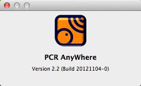 PCR AnyWhere 2.2 : About Window