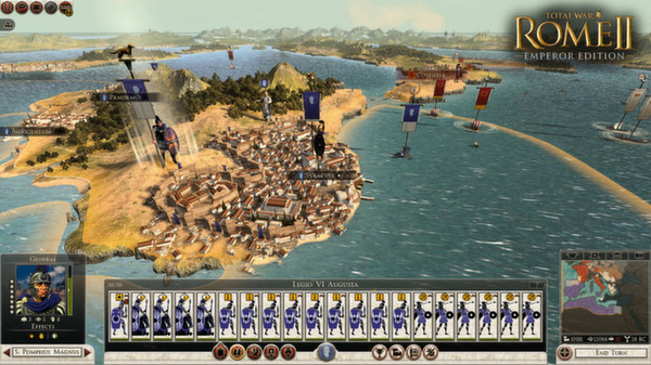 Total War: ROME II - Emperor Edition 1.0 : Main window