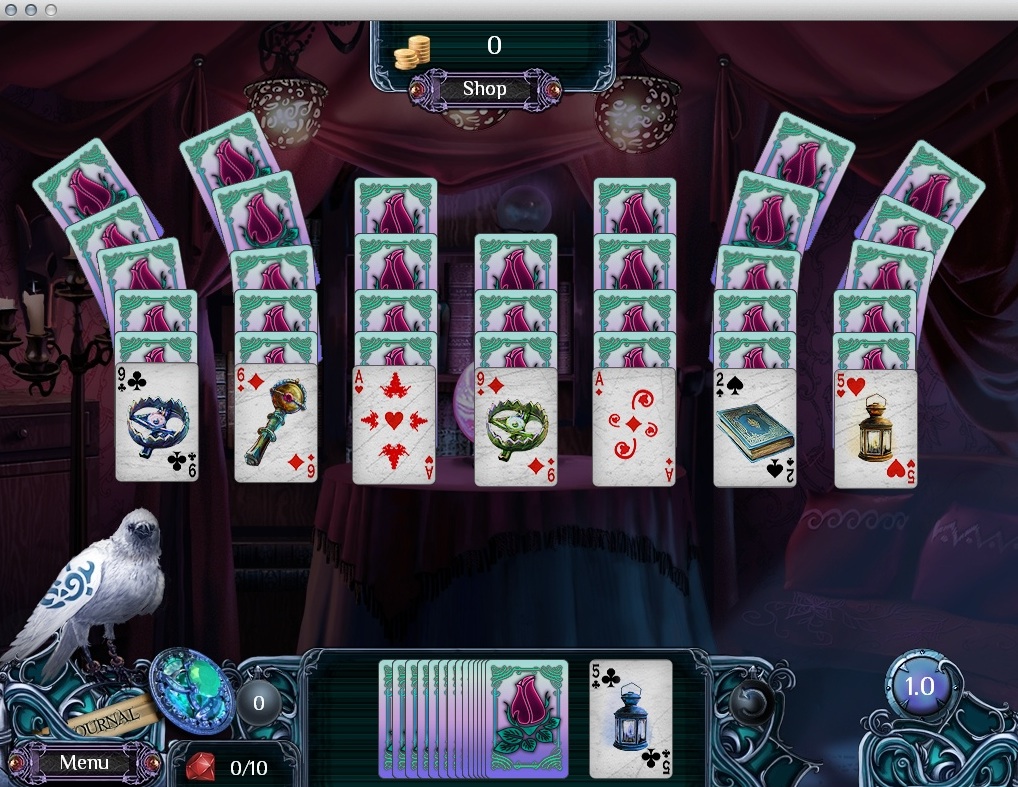 The Far Kingdoms: Winter Solitaire : Gameplay Window