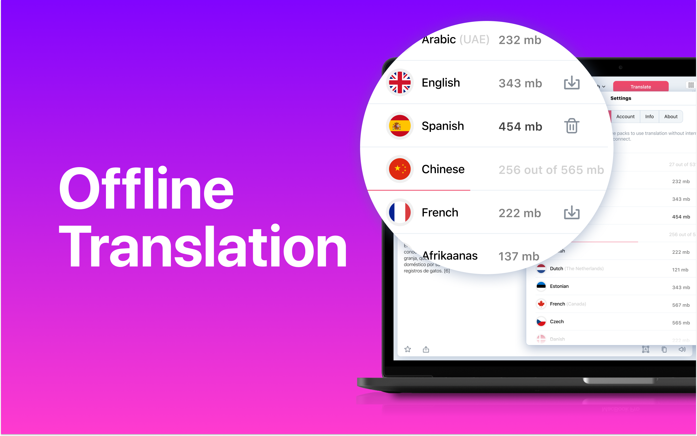 Lingvanex Translator 1.5 : Offline translation