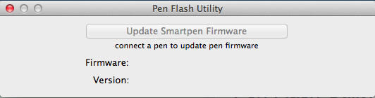 Pen Flash Utility 2.2 : Main Window
