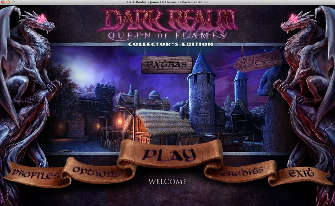 Dark Realm: Queen of Flames Collector's Edition : Main Menu