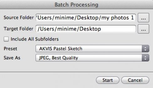 Configuring Output Settings For Batch Processing