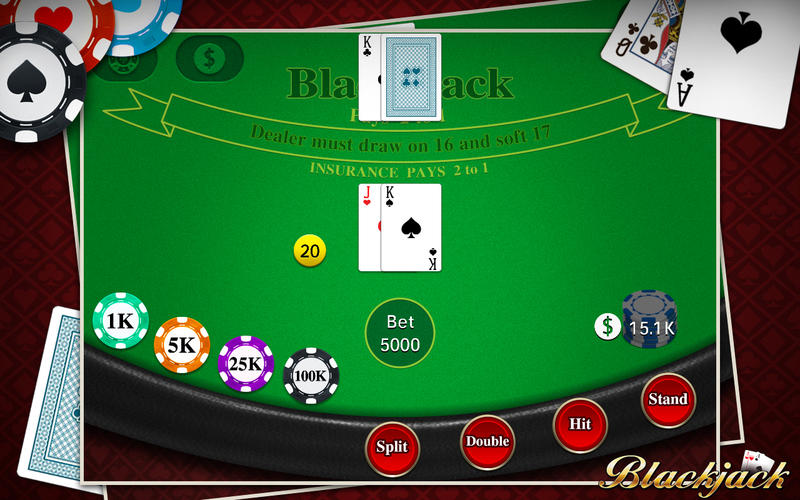 Blackjack+ 1.1 : Main Window