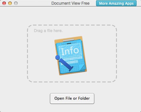 Document View Free 1.0 : Main Window