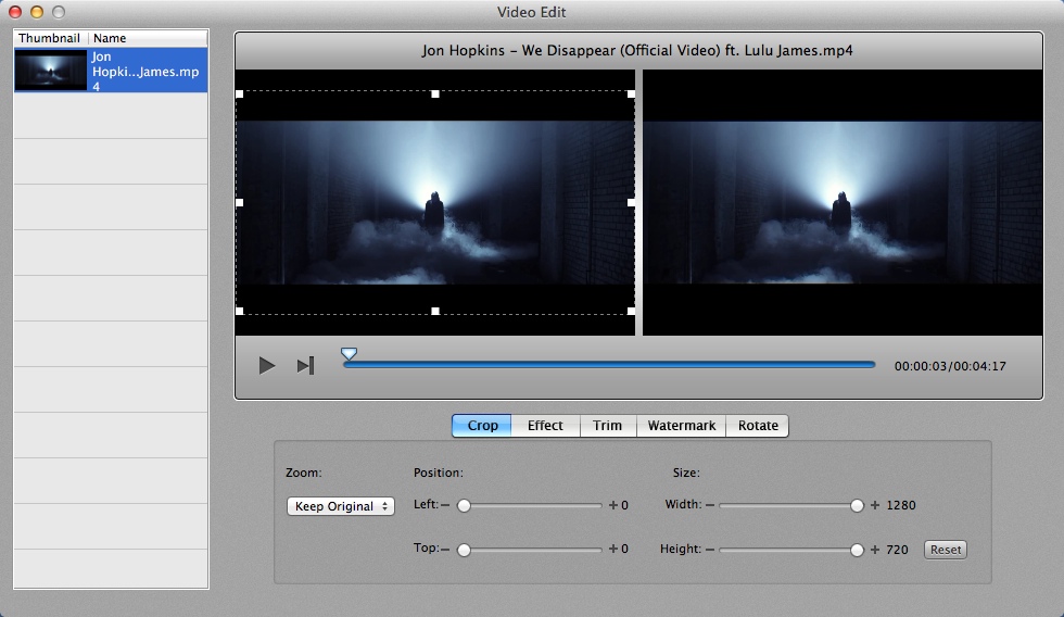 iSkysoft DVD Creator 3.9 : Editing Video