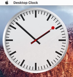 Desktop Clock: Desktop Wallpaper Clock & Dock Icon Watch 1.3 : Main Window