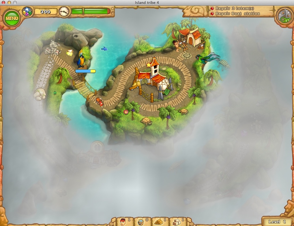 Island Tribe 4 1.0 : Gameplay Window