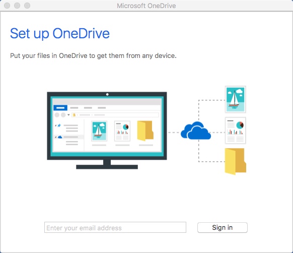 OneDrive 17.3 : Setup Assistant
