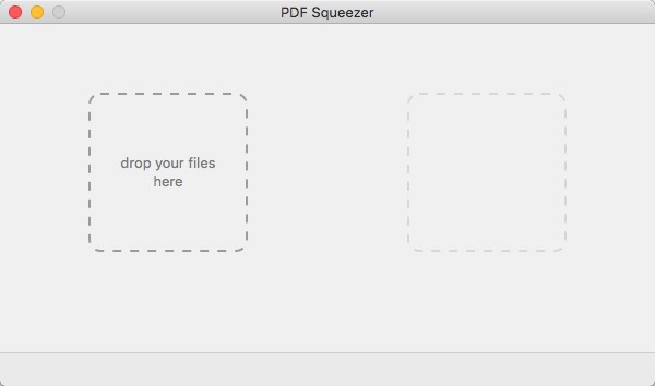 PDF Squeezer 3.5 : Main Window