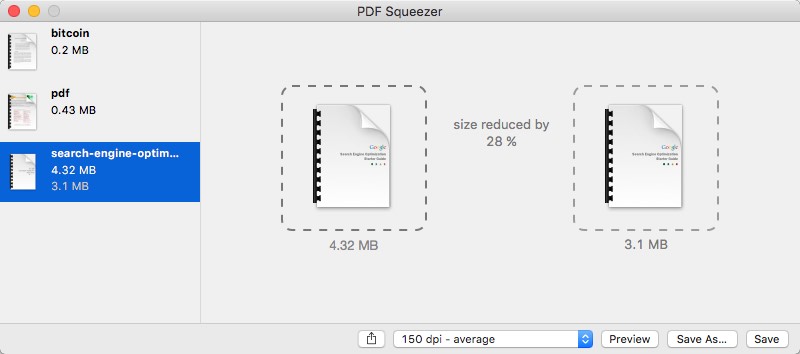 PDF Squeezer 3.5 : Add Files