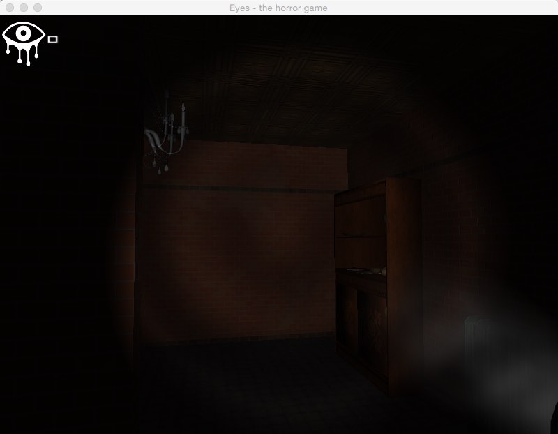 Eyes - the horror game : Main window