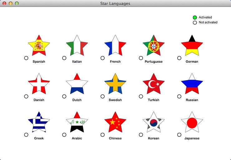 Star Languages 1.6 : Selecting Foreign Language