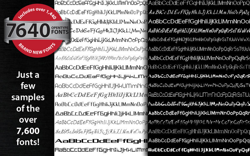 Font Pack Pro Master Collection 2015 Edition 1.1 : Main window