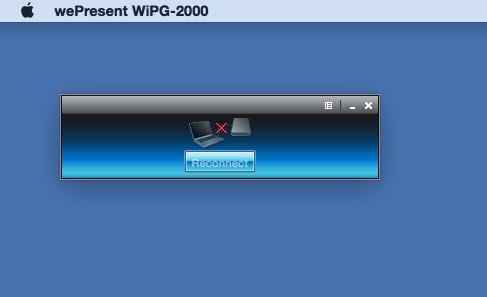 wePresent WiPG-2000 1.0 : Main window