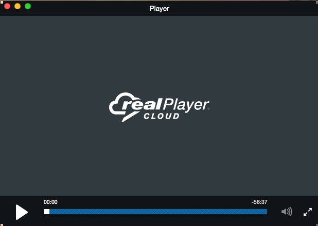 RealPlayer Cloud 1.1 : Main Window