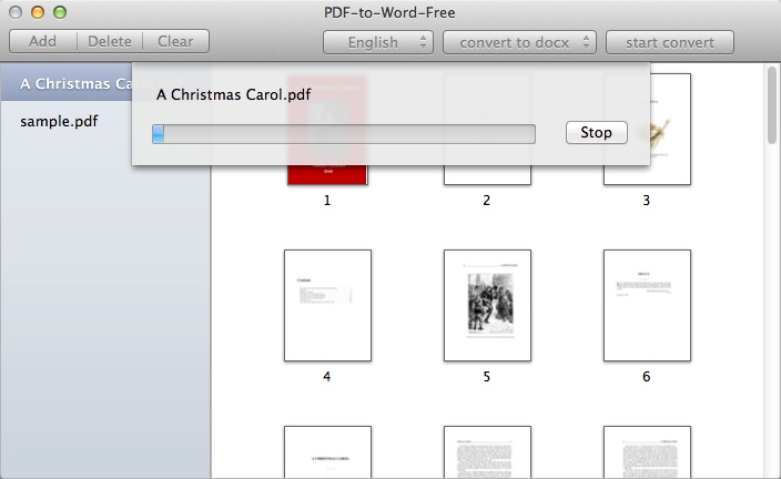 PDF-to-Word-Free 1.2 : Converting PDF File