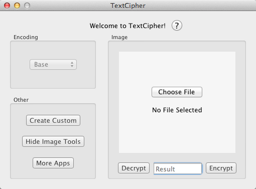 TextCipher 1.1 : Image Encoding