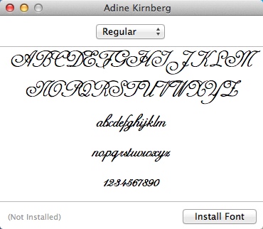Free Fonts - Christmas Collection 2.0 : Installing Font
