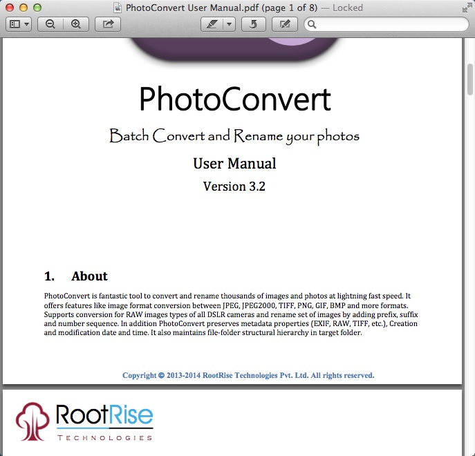 PhotoConvert 3.3 : Help Guide