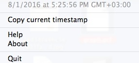 Timestamp Converter 1.2 : Displaying Current Timestamp