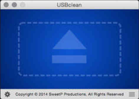 USBclean 1.0 : Main Window