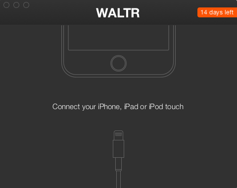 Waltr 1.0 : Main Screen