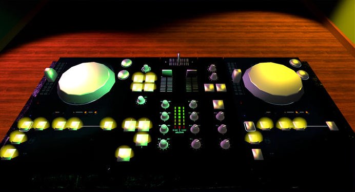 DJ Party Mixer 3D Pro 2.0 : Main Window