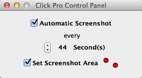 Click Pro 1.0 : Settings Window