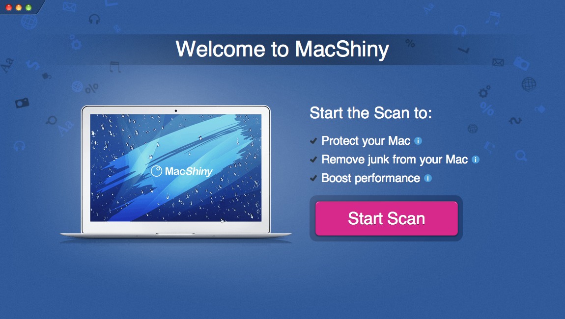 MacShiny 3.3 : Main window